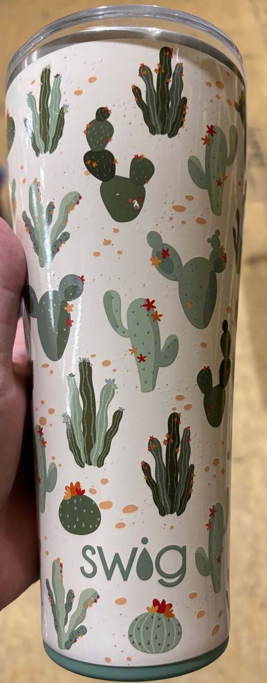 Swig Desert Child Insulated Travel Tumbler Cactus Print